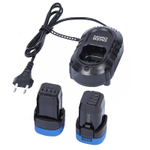 NORDBERG (NE104K) Шуруповерт аккумуляторный макс.диам. сверла 10 мм, 16 В, 60 Нм с 2 аккум. и зар.устр