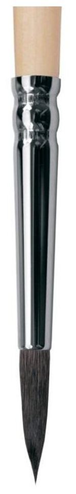 Кисть художественная ROUBLOFF (Рублев) белка, круглая, № 2, короткая ручка, ЖБ1-02,00Б