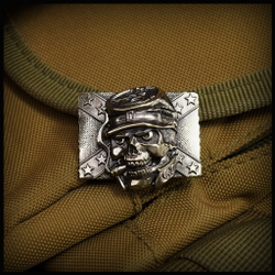 Клипса для системы MOLLE "Конфедерат" , латунь