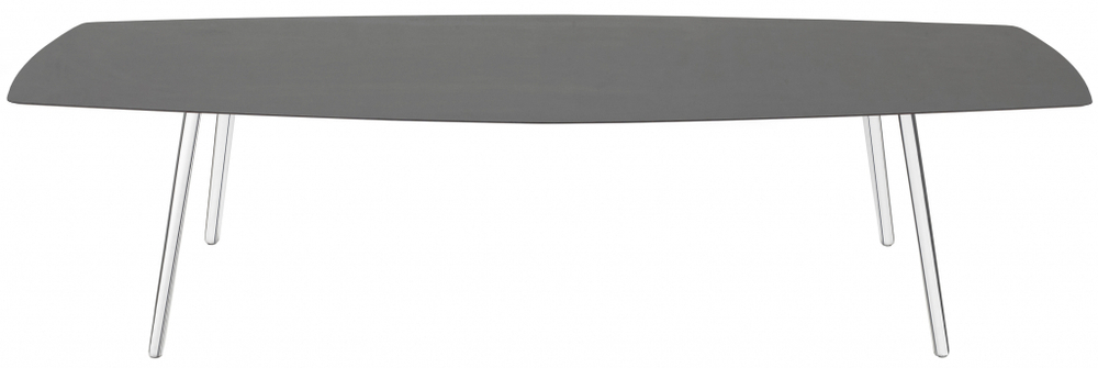 Стол ламинированный Scab Design Squid, алюминиевый, антрацит