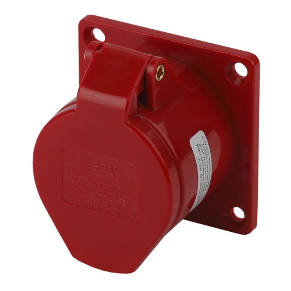 Розетка ЭРА R(IN)-16-3P-PE-IP44 стационарная внутренняя 414 3Р+РЕ 16А 380В IP44 | Силовые разъёмы