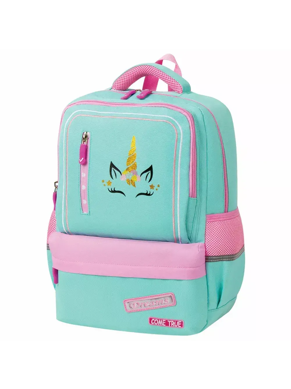 Рюкзак BRAUBERG STAR, "Unicorn", мятный, 40х29х13 см, 229977