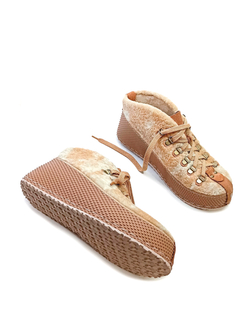 Ботинки меховые "Winter peach"