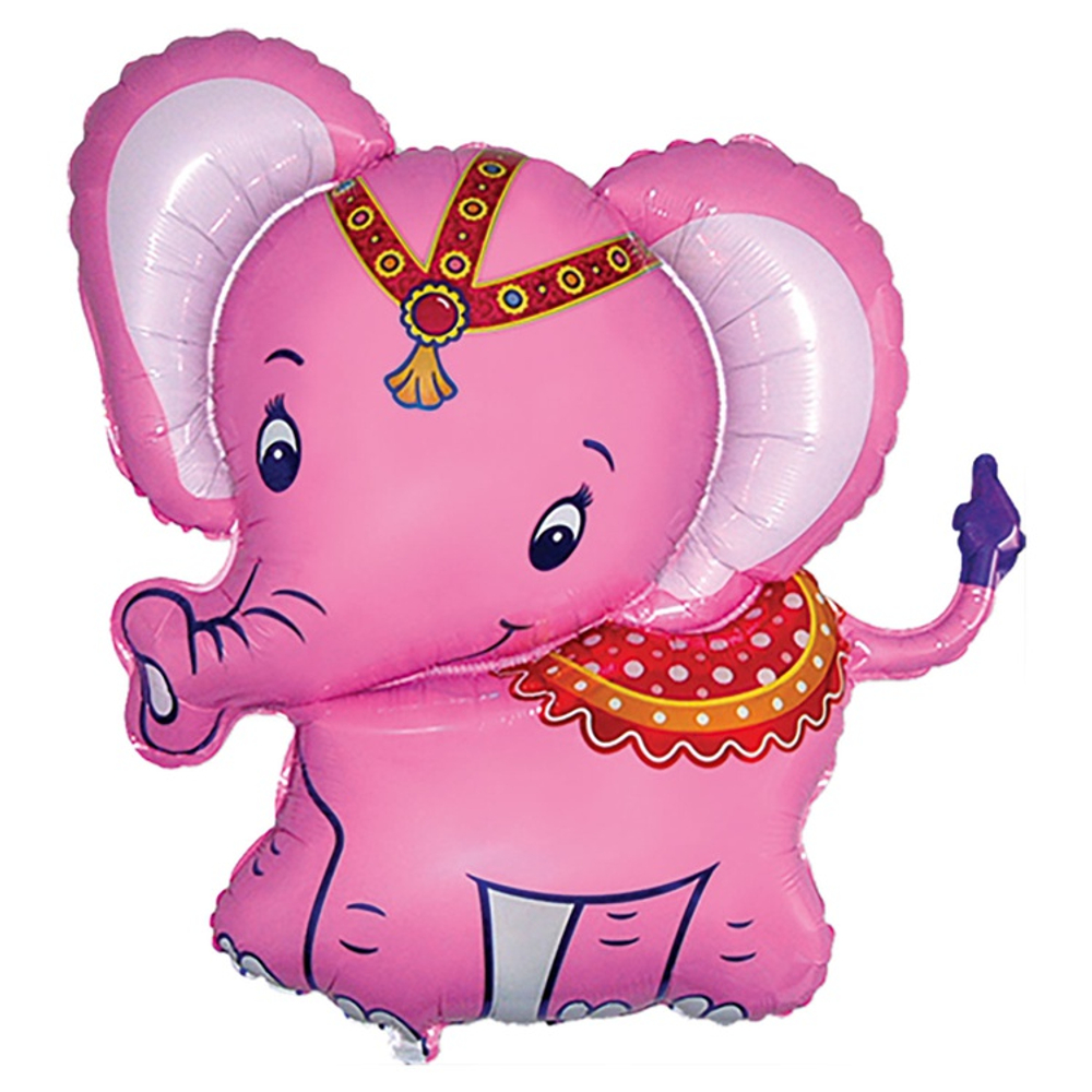 Шар Фольгированный Слоник розовый (Розовый)