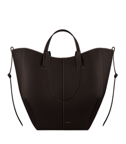 POLENE СУМКА CYME TOTE, ТЕМНО-КОРИЧНЕВЫЙ