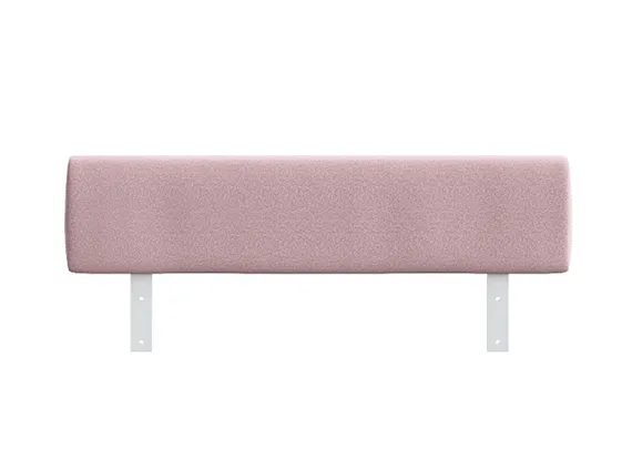 Защитный бортик для дивана-кровати KIDI Soft антивандальная ткань (розовый)