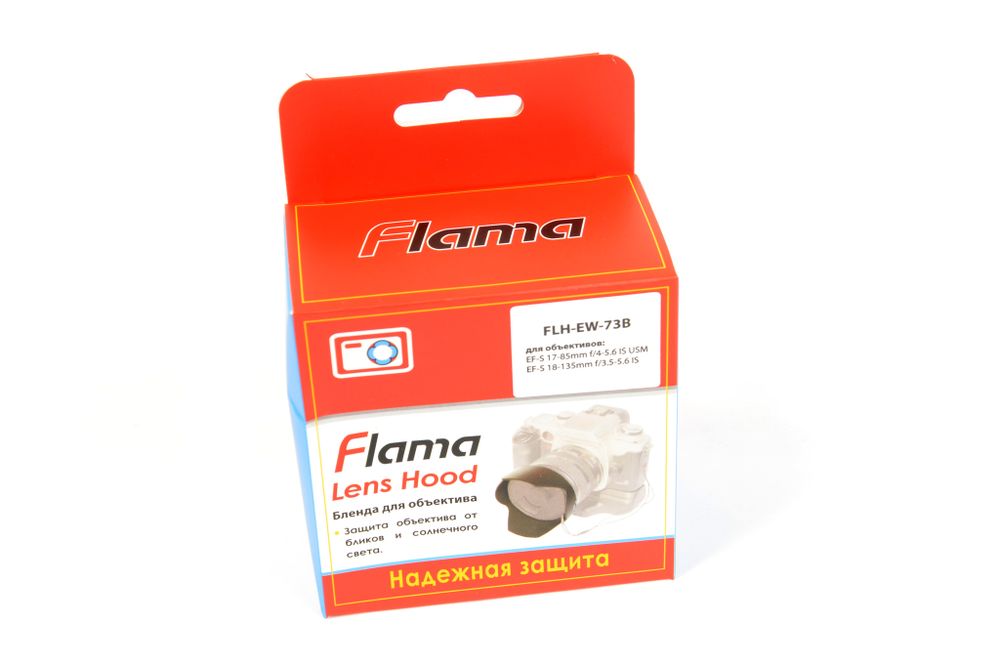 Бленда Flama FLH-EW-73B для Canon EF-S 17-85MM f4-5.6 IS USM, EF-S 18-135mm f/3.5-5.6 IS