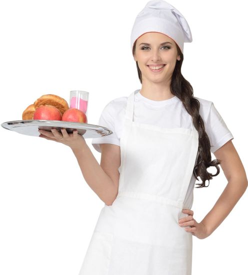 Колпак повара с блином (белый)