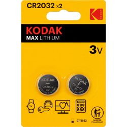 Батарейки Kodak CR2032-2BL MAX Lithium