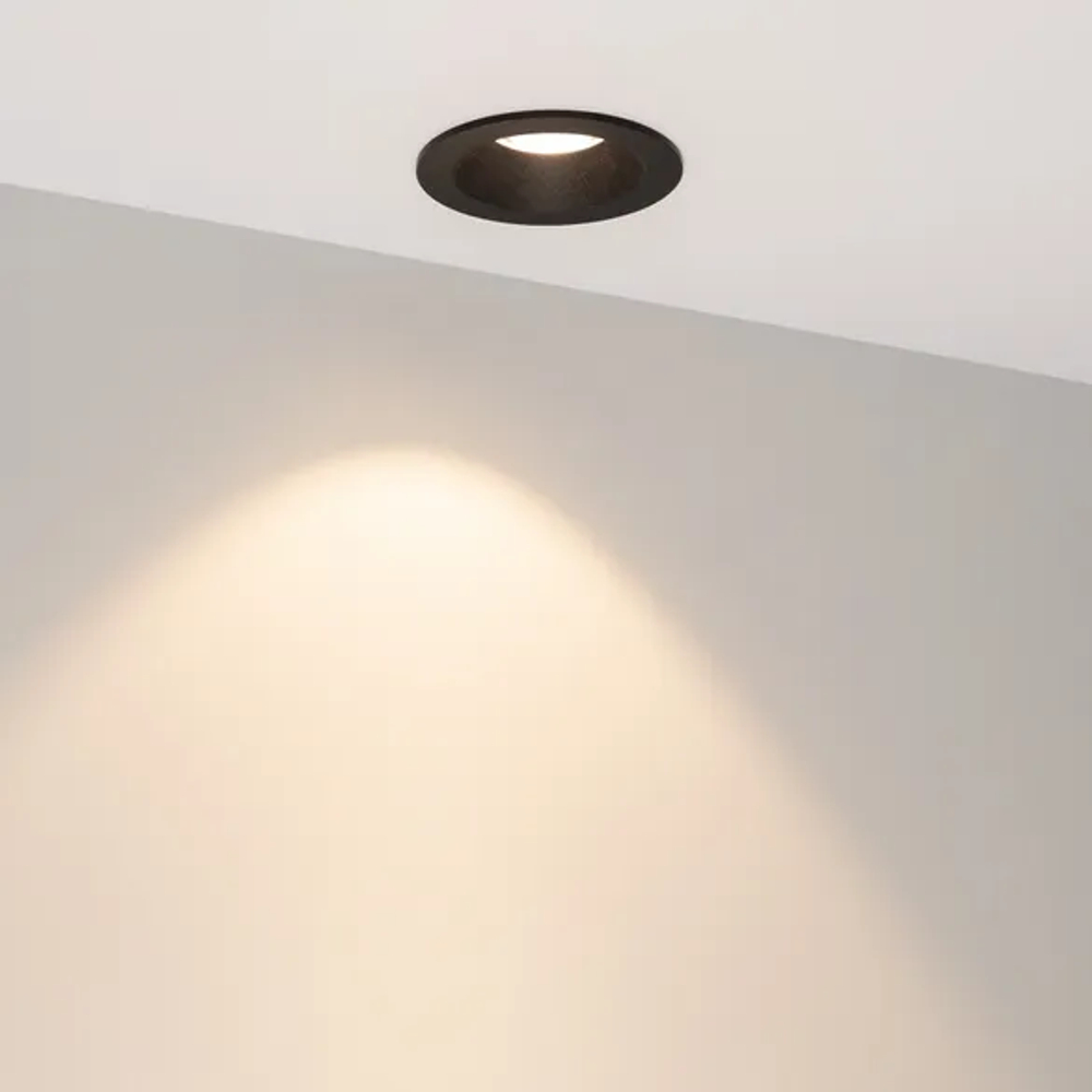 Светильник MS-ATOLL-BUILT-R86-10W Warm3000 (BK, 36 deg, 230V) (Arlight, IP54 Металл, 5 лет) 044612