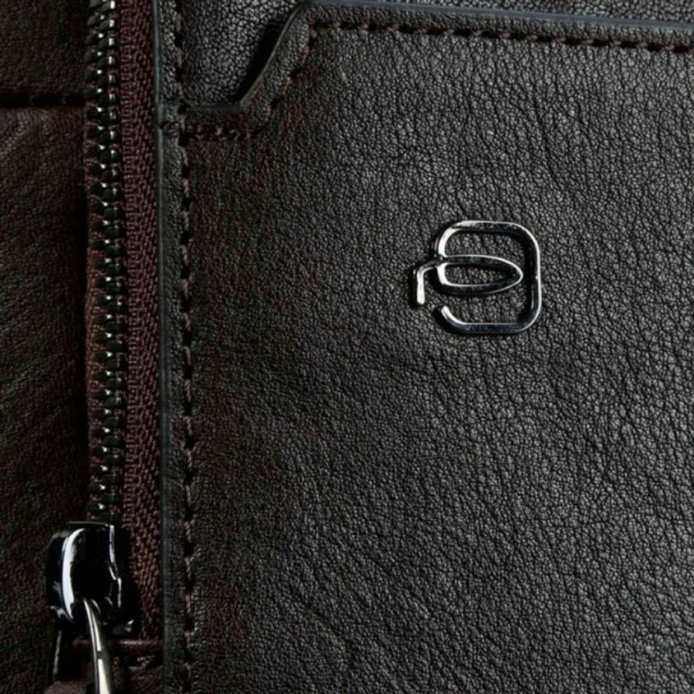 Сумка мужская Piquadro Black Square темно-коричневая кожа (CA4027B3/TM) 4