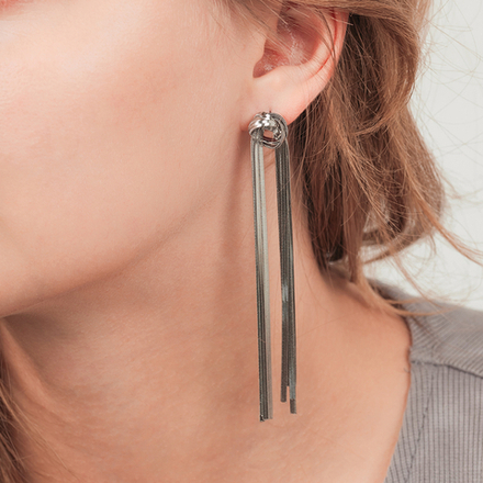 Серьги Fiore Luna Узел AWE1061-S