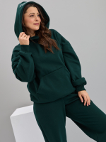 Костюм с брюками КБис-091/бутылочный-п