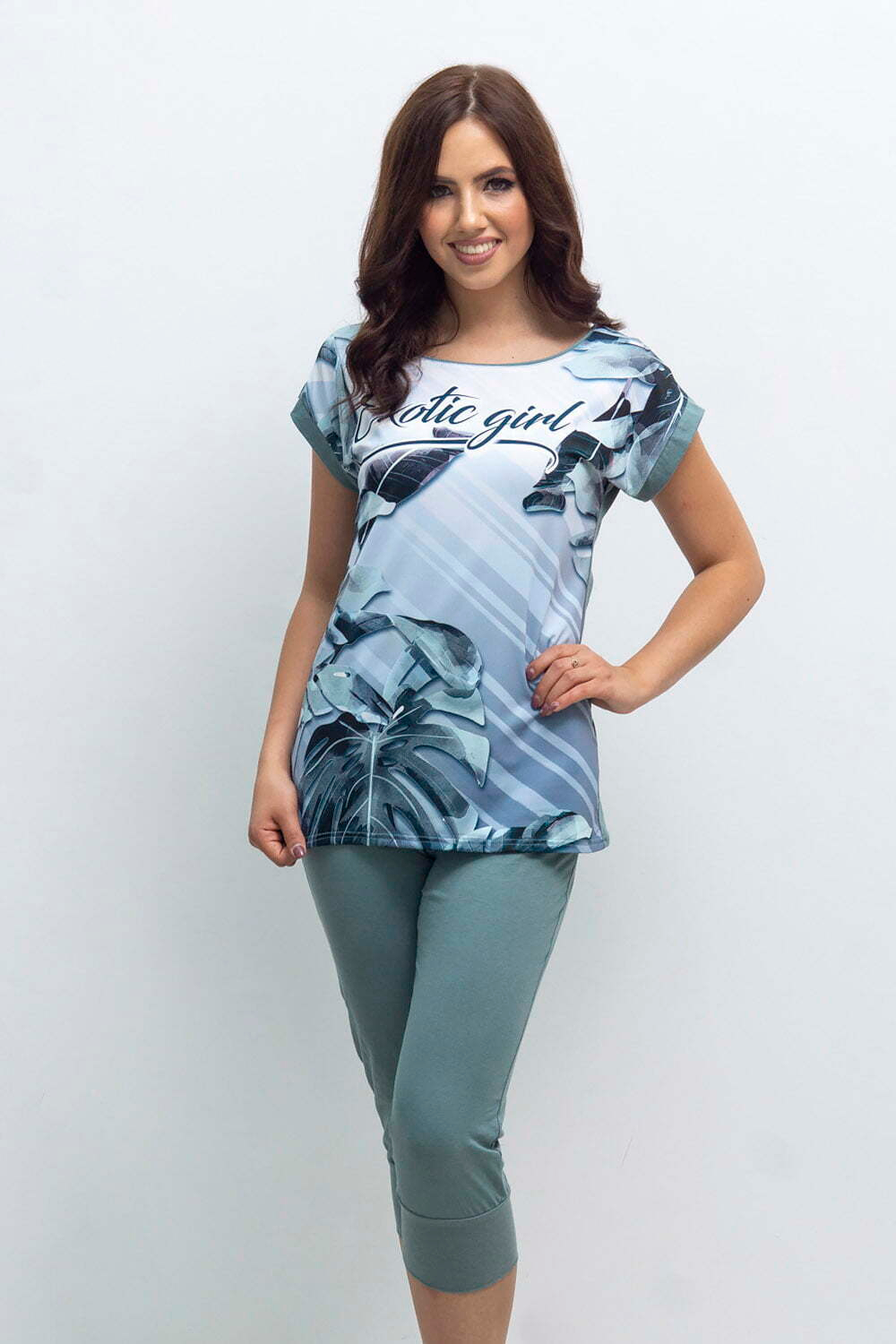 К/ж "ТАИТИ" футболка+бриджи КЖ 0176