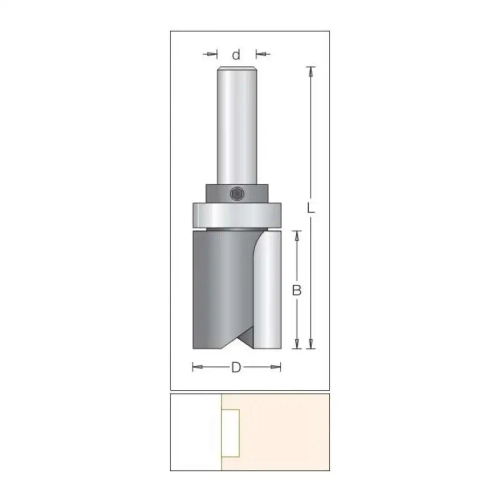 Фреза копировальная D19x50 L101,6 Z2 DIMAR 1073899