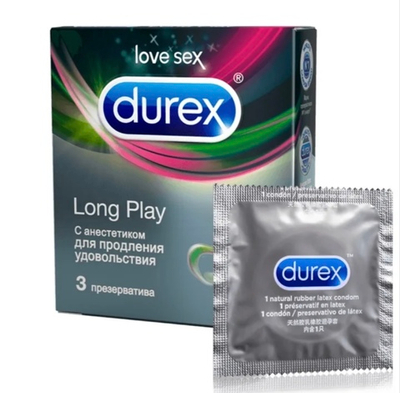 ПРЕЗЕРВАТИВЫ DUREX long play 3штуки