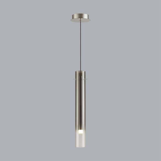5061/5LA PENDANT ODL24 383 серебристый/дымчатый/металл/стекло Подвес LED 4W 3000K SHINY