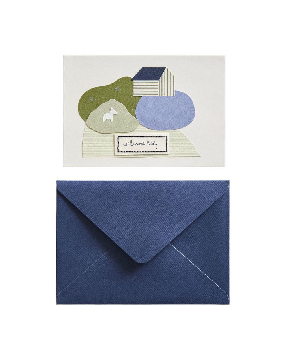 Открытка Zara Home, голубой, 7620/728