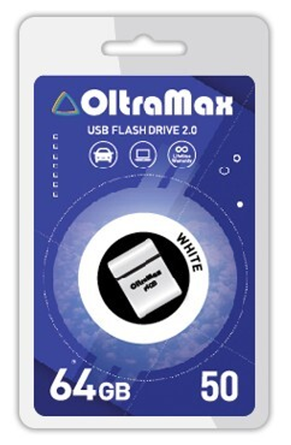 USB Флешка 64GB OltraMax Drive 50, USB 2.0, черная