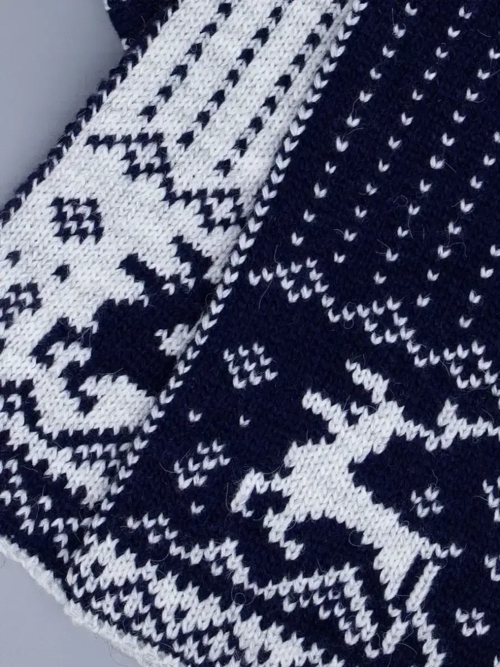 Шарф вязаный зимний для детей