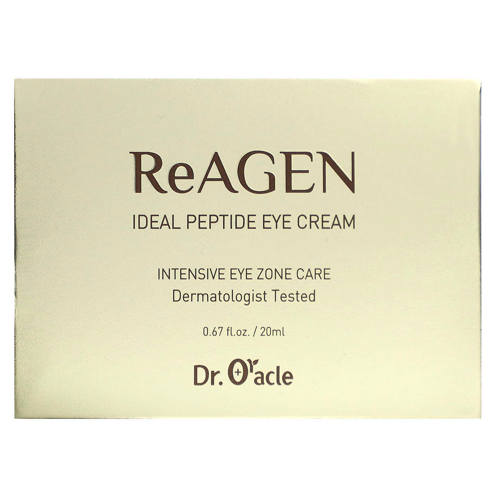 Dr. Oracle, ReAgen, крем для кожи вокруг глаз с пептидами, 20 мл (0,67 жидк. унц.)