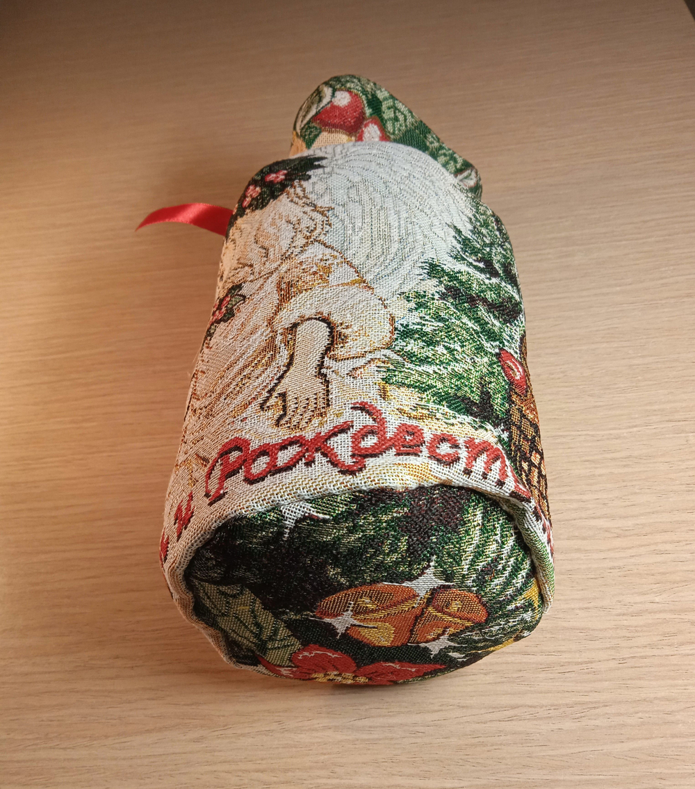 Гобеленовый мешочек для подарков Рождественский подарок 20х28