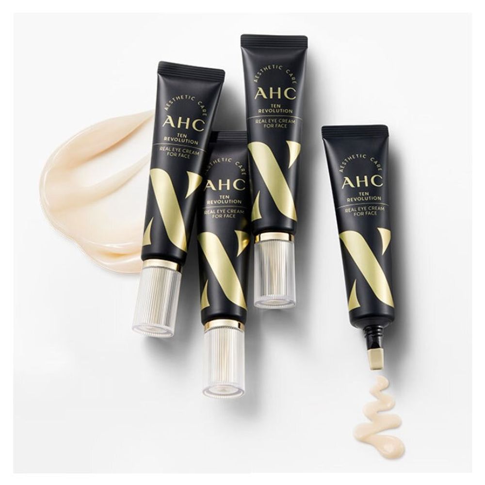 Антивозрастной крем для век с эффектом лифтинга, AHC Ten Revolution Real Eye Cream For Face