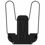 Подставка для книг и учебников BRAUBERG LINE+ металлическая черная европодвес (6 штук в упаковке)