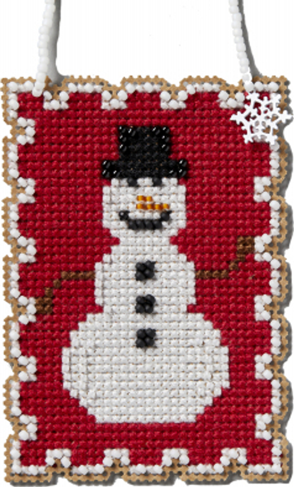 "Снеговик"-MH16-2435 вышивка
