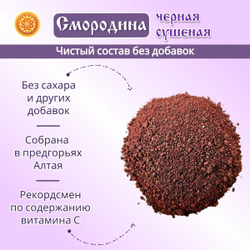 Смородина черная молотая.