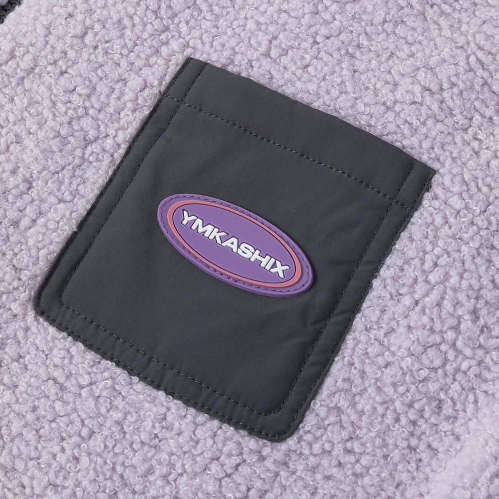 Куртка Ymkashix двухсторонняя графитовая / пурпурная