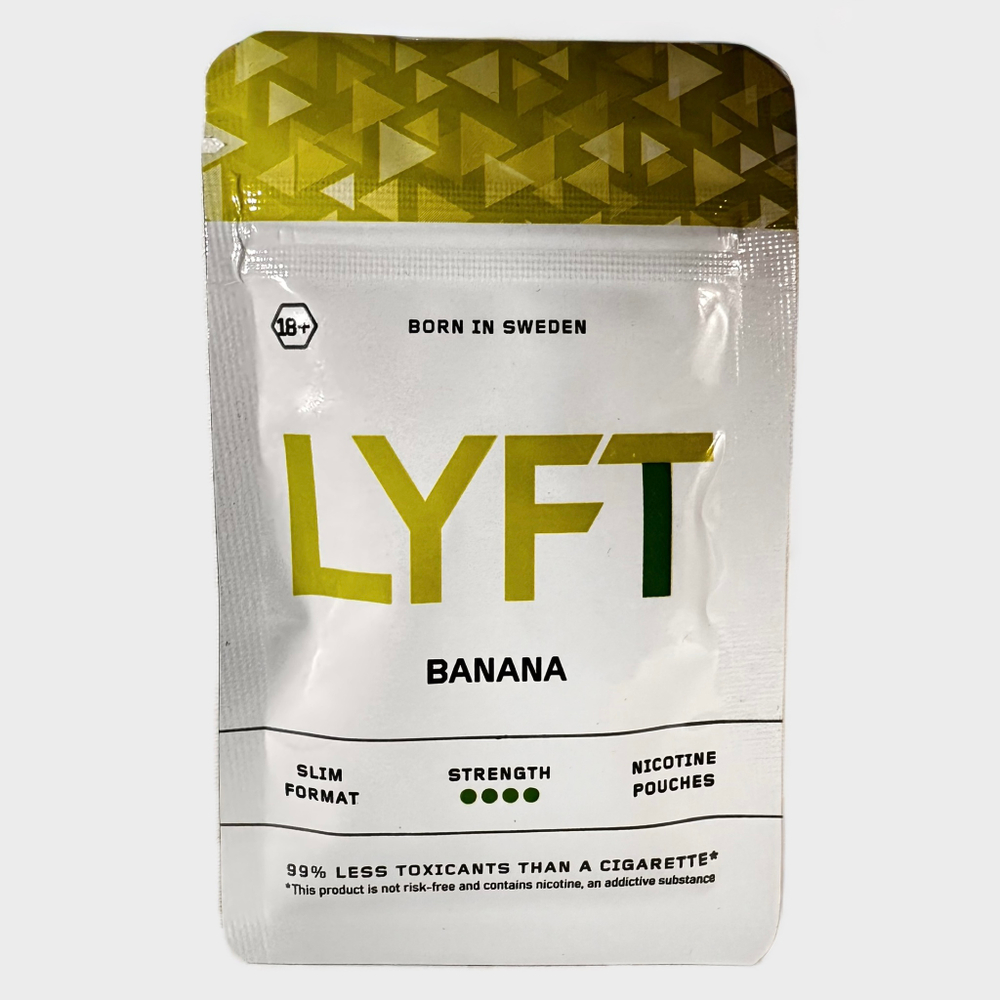 LYFT BANANA НИКОТИНОВЫЕ ПЛАСТИНКИ (10 МГ) - БАНАН