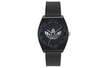 Adidas Originals Wrist Watch Quartz Movement Resin Strap 38mm Black Dial Unisex 50m Waterproof