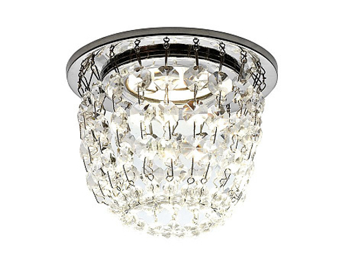 Встраиваемый точечный светильник K2075 CH/CL хром/прозрачный MR16