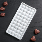 Форма 40 ячеек, 24х12х2 см "Шарики"