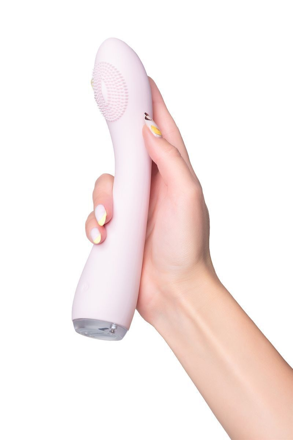 Нежно-розовый вибратор PPP SHIO-PRO - 21 см. (Цвет: нежно-розовый)