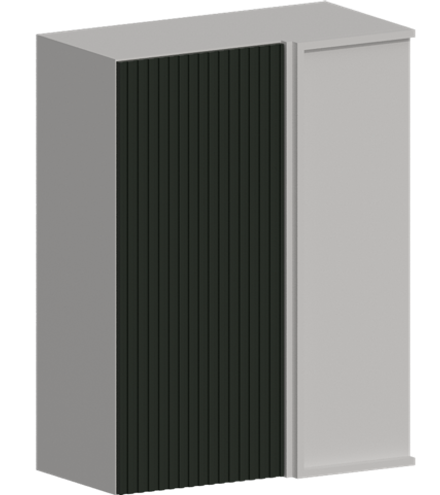 Кухня Модуль ШВУ 709 Графит / Насыщенно-зеленый