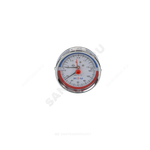 Термоманометр МД04 осевой Дк80 0-1,6 МПа L=60мм G1/4" 120С с переходником на G1/2" ЭКОМЕРА МД04-80-G-1,6МПа-120-L-60-ОИ