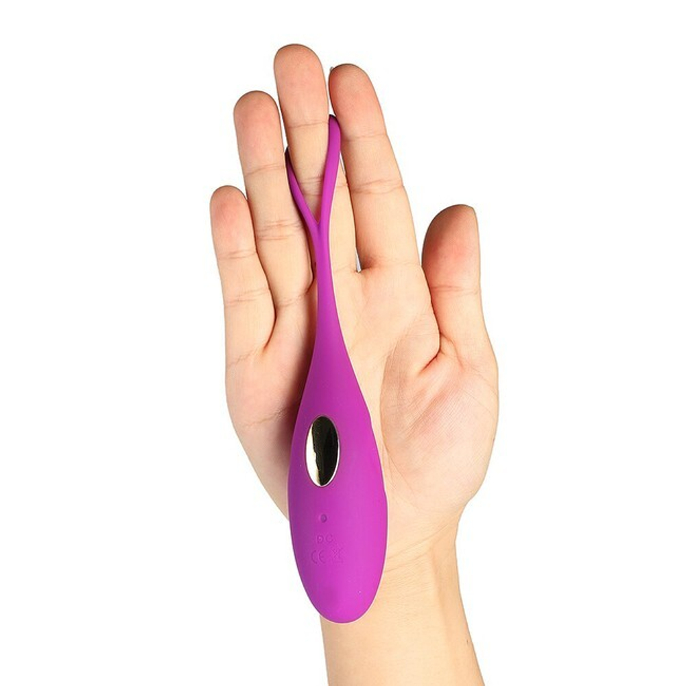 Перезаряжаемое виброяйцо с пультом ДУ FeelFree (Цвет: фиолетовый)