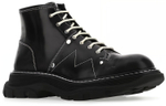 Alexander McQueen Tread Lace Up Boots "Black"