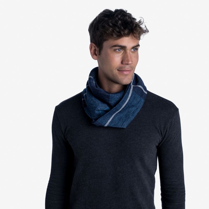 Вязаный шарф-хомут Buff Neckwear Knitted Infinity Charles Denim Фото 5