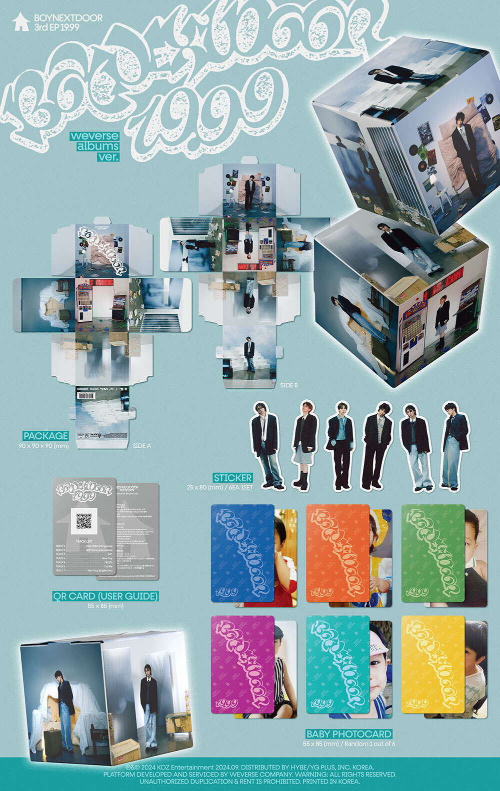 Альбом BOYNEXTDOOR - 3rd EP Album 19.99 (weverse albums ver.)