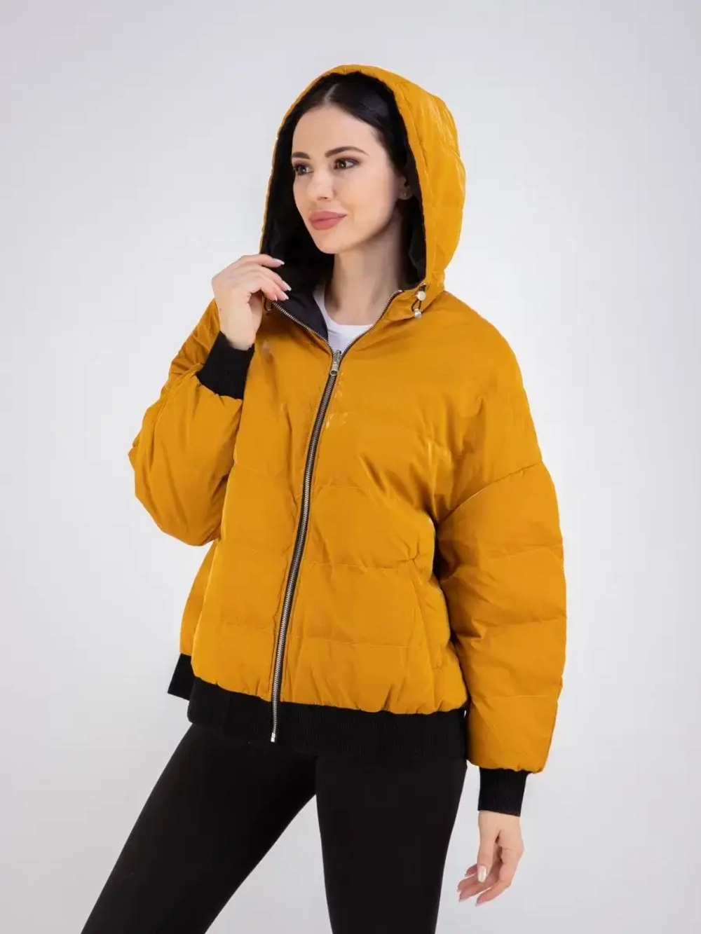 Куртка кожаная натуральная трансформер