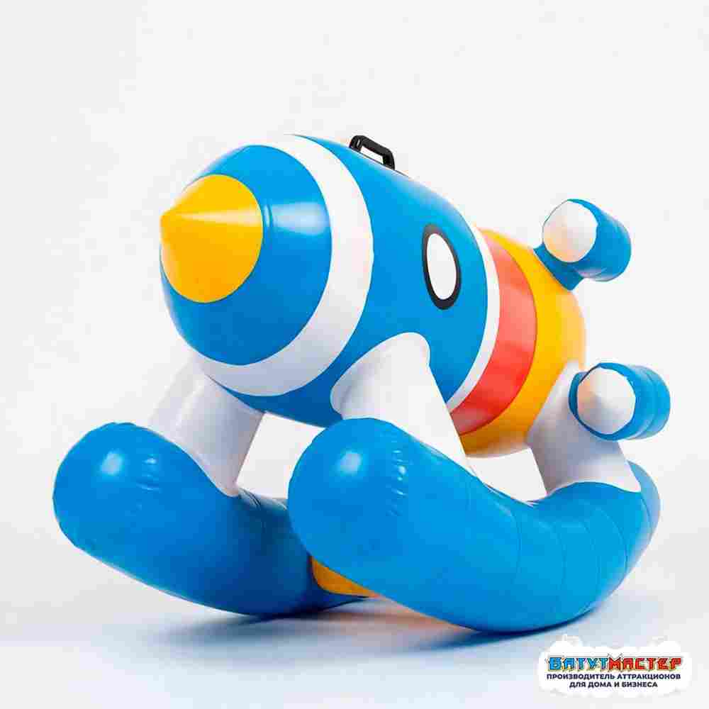 Качалка в игровую комнату «Космическая ракета», 2×0,7×1,4 м
