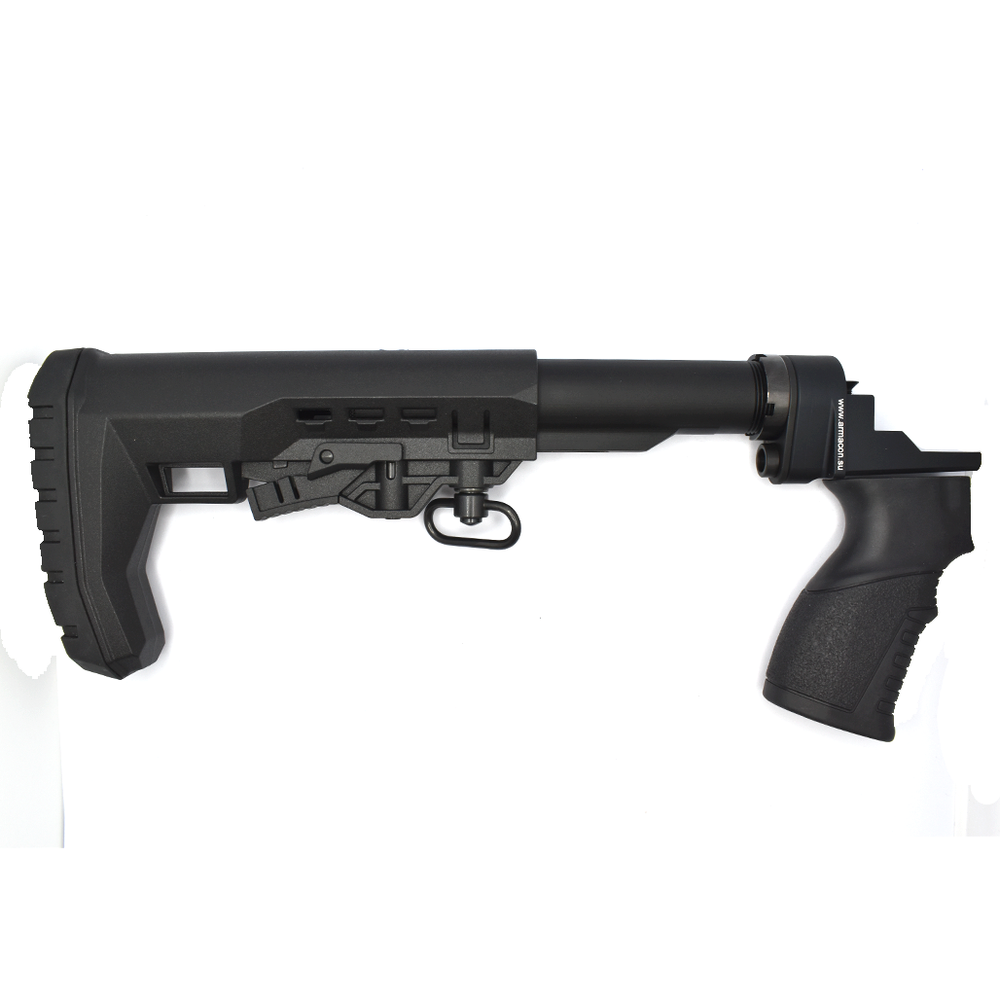 Комплект: Телескопический приклад на АКМ/АК74, Atom без подщечника, K.Arma