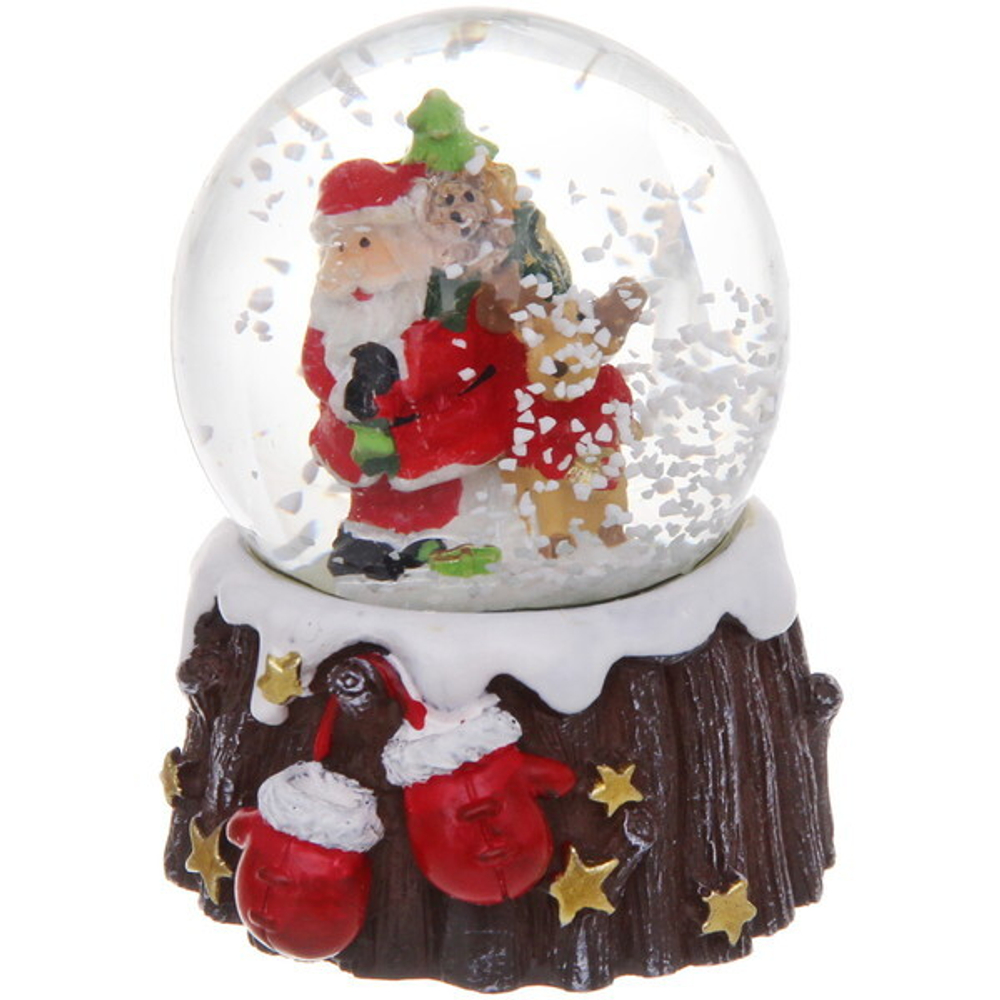 Сувенир Снежный шар «Волшебный пенёк» 5*7 см, микс