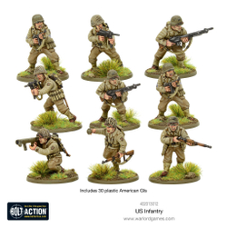 US Infantry - Plastic WWII American GI's