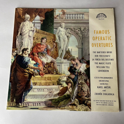 Винтажная виниловая пластинка LP Czech Philharmonic Orchestra, Karel Ancerl, Zdenek Chalabala, Famous Operatic Overtures Знаменитые Оперные Увертюры (Чехословакия 1969)