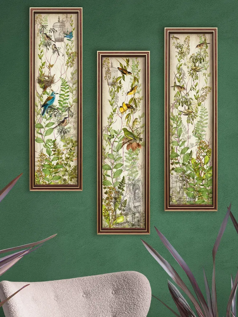 Картина на стену интерьерная на холсте 23*80 см