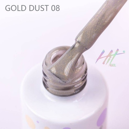 Гель-лак ТМ "HIT gel" №08 Gold dust, 9 мл